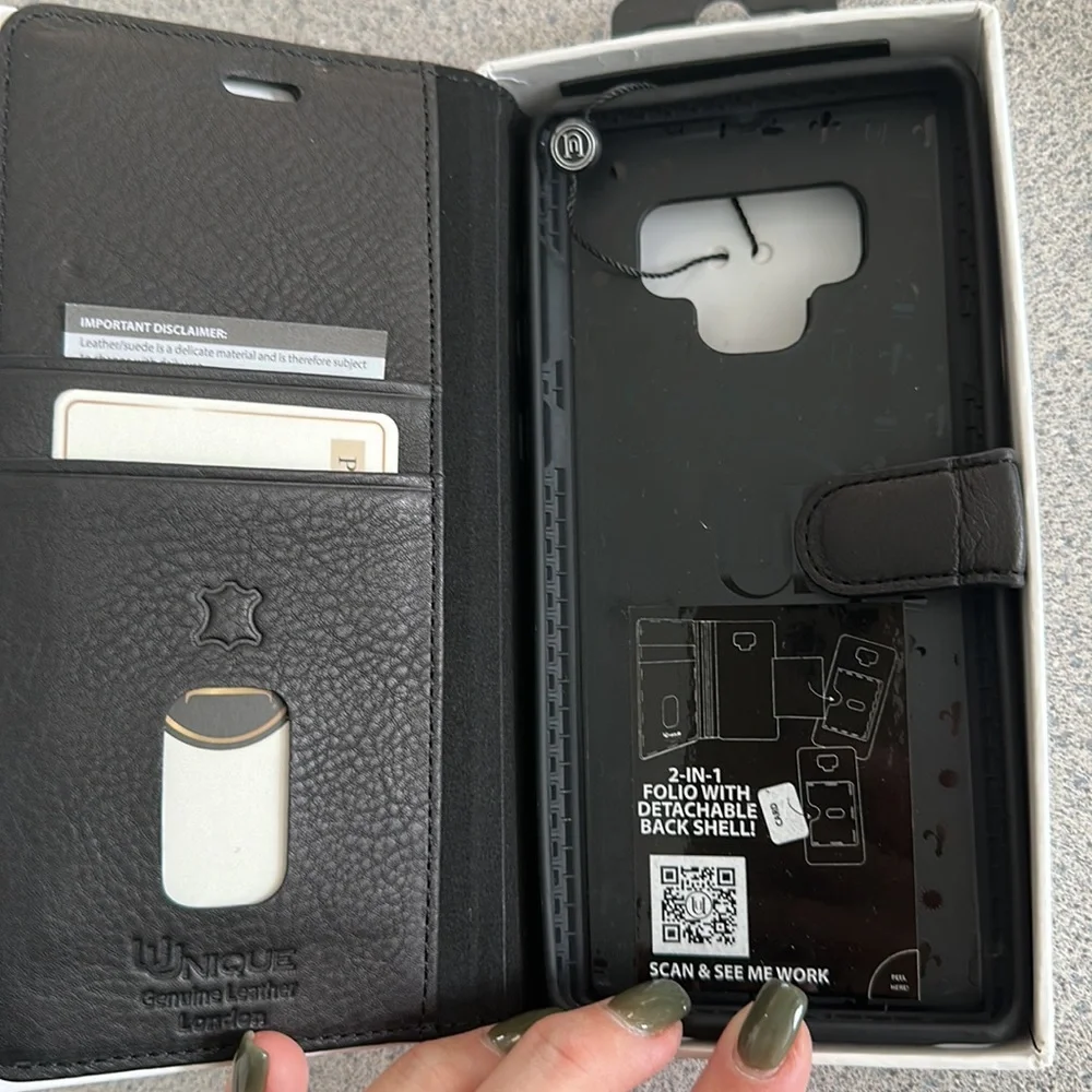Samsung genuine leather phone case